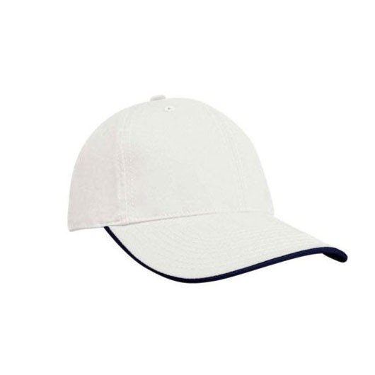 White Navy Earth Friendly Sandwich Caps